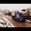 gleis-schotter -transport  in meissen